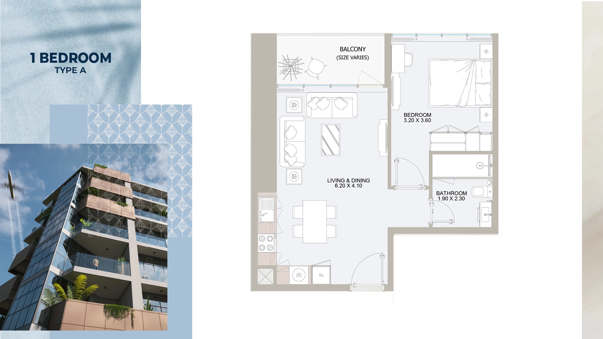 1 BR - Type A